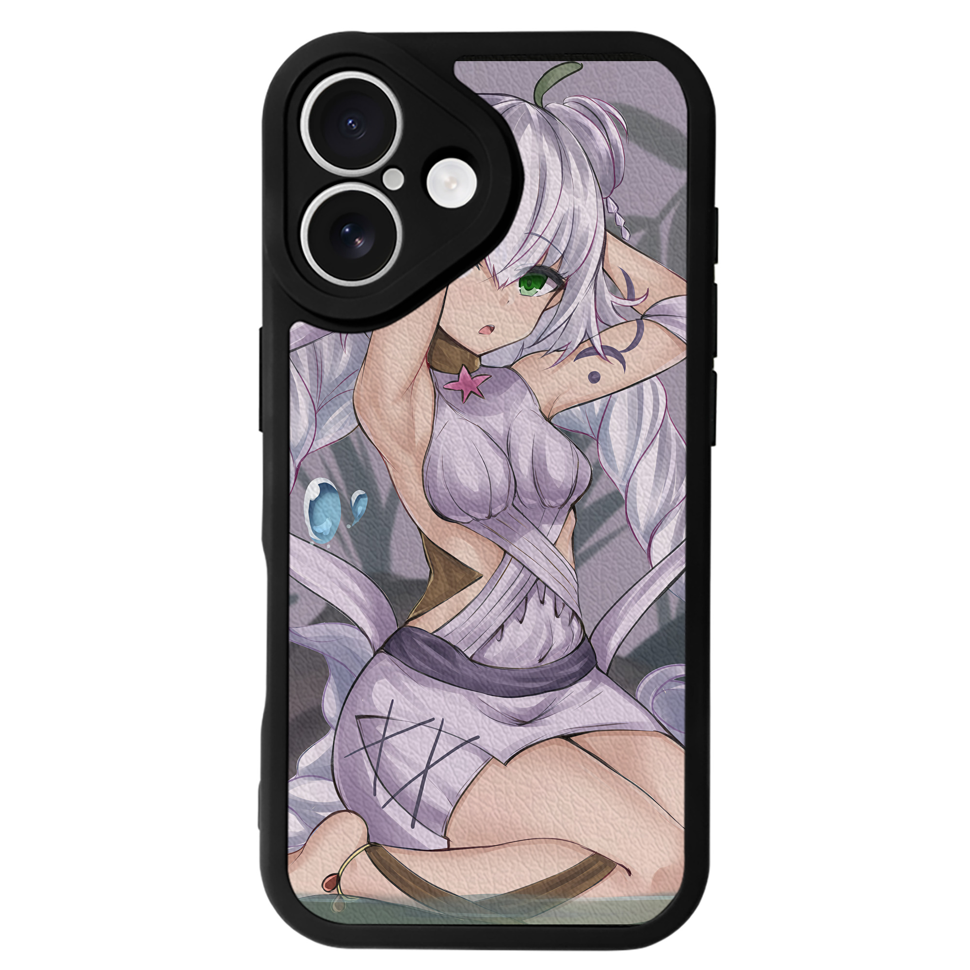 （画像用） 遊☆戯☆王 Yu-Gi-Oh! 【iPhone 16シリーズ対応】シリコンスマホケース（レザー調） 材質：シリコン